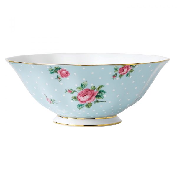 Royal Albert Polka Blue Salad Bowl Fullans Department Store & Coffee