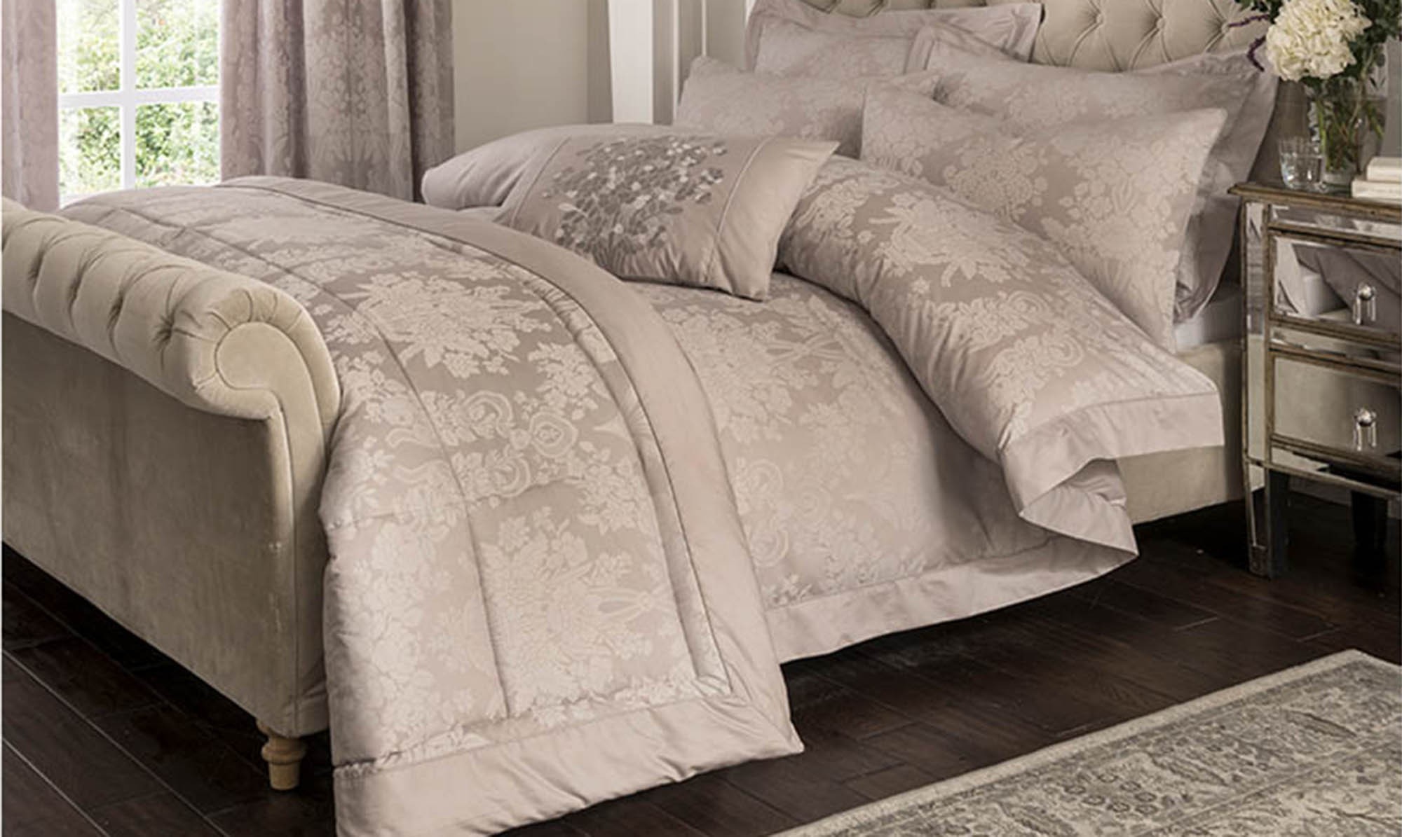 Dorma Dove Grey Bedding