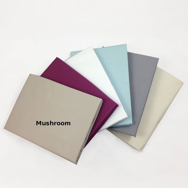 Dorma 300 TC Flat sheet Single 'Mushroom' Fullans Department Store